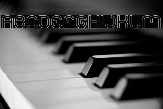 LIFE FOR FUN-Hollow Font examples