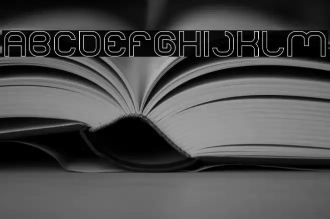 LIFE FOR FUN-Hollow Font examples