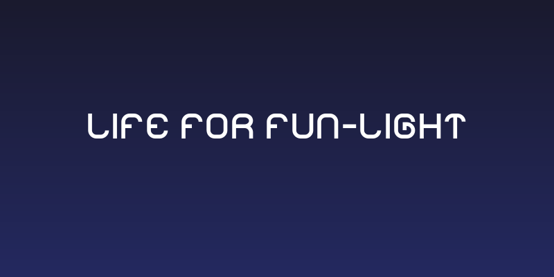 LIFE FOR FUN-Light Social Header