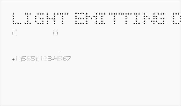 LIGHT EMITTING DIODES Business Card