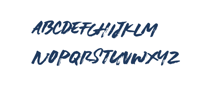 LIGHTBRUSH Lowercase