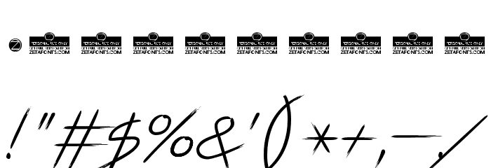 LIGHTSTRIKE フォント その他の文字