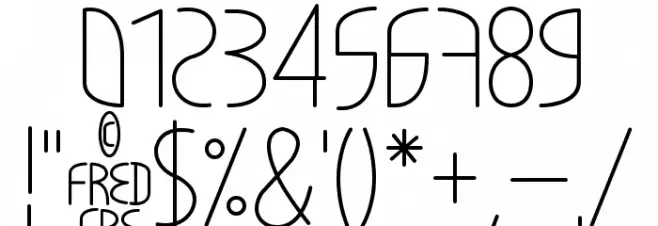 LIGHTY_CRE Font OTHER CHARS