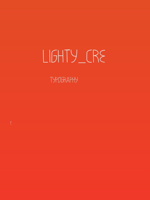 LIGHTY_CRE Poster