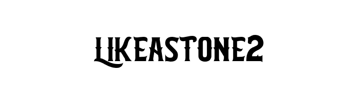 LIKEASTONE2  Fuentes Gratis Descargar