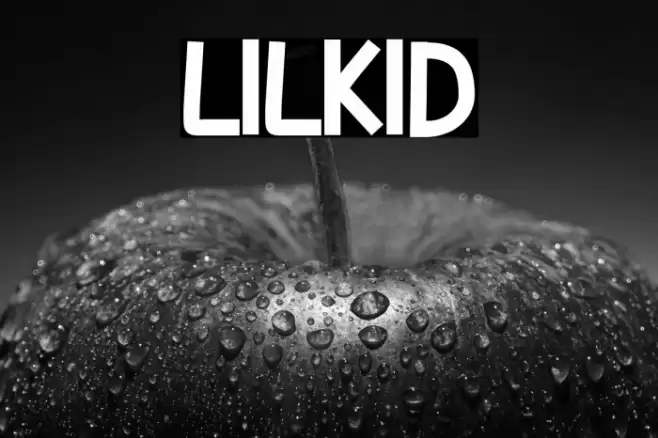 LILKID Schriftart examples