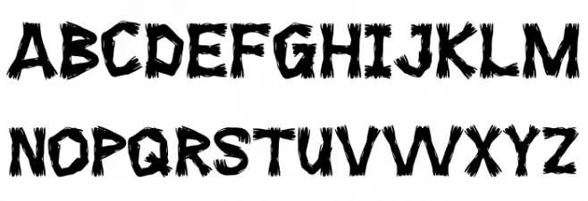 LILY CHLOE Caratteri MAIUSCOLE