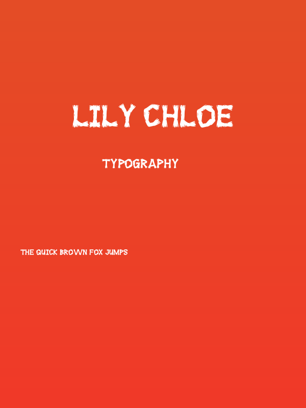 LILY CHLOE Poster