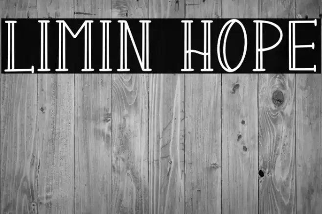 LIMIN HOPE Font examples