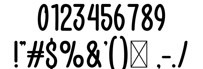 LINEMAS Font OTHER CHARS
