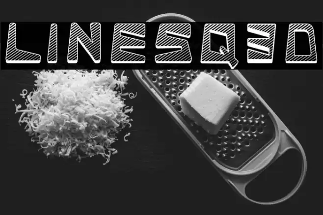 LINESQ3D Font examples