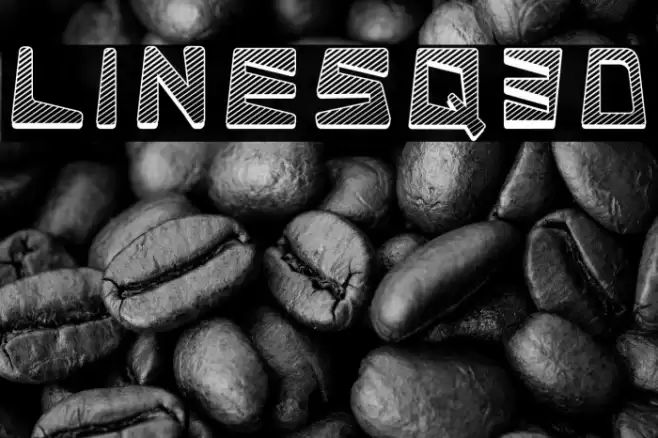 LINESQ3D Font examples