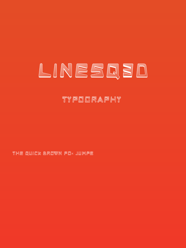 LINESQ3D Poster