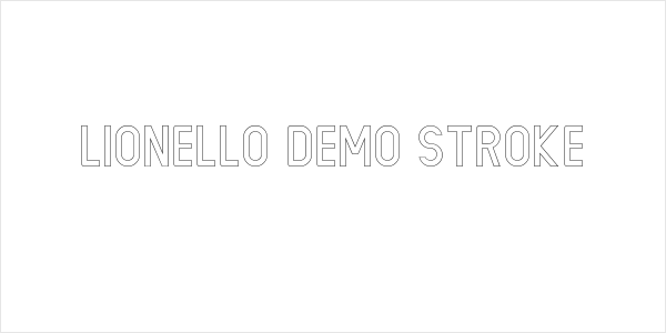 LIONELLO DEMO Stroke Logo