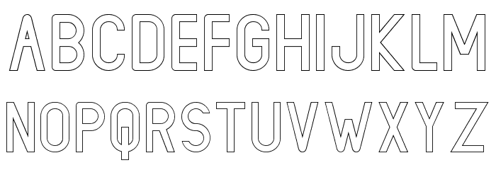 LIONELLO DEMO Stroke Font LOWERCASE