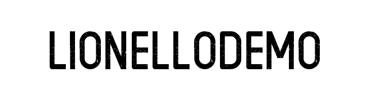 LIONELLO DEMO  フリーフォントのダウンロード