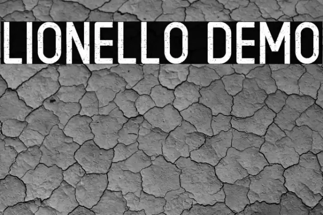 LIONELLO DEMO Font examples