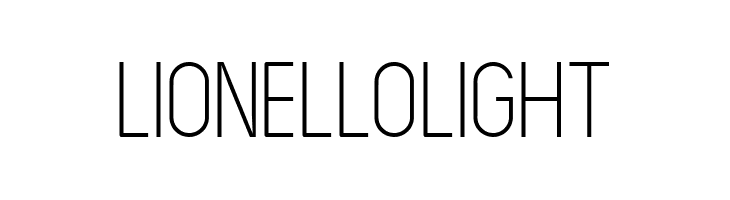 LIONELLO Light  免费字体下载