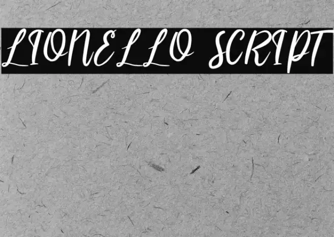 LIONELLO SCRIPT Example 3