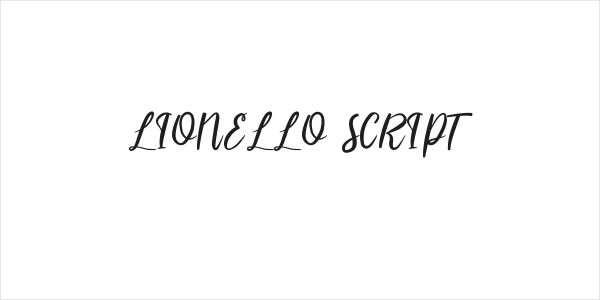 LIONELLO SCRIPT Logo