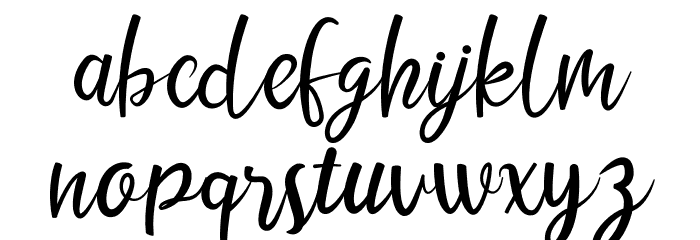 LIONELLO SCRIPT Font LOWERCASE