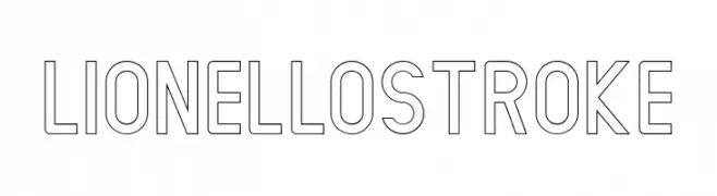LIONELLO Stroke  Frei Schriftart Herunterladen