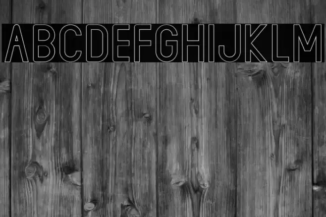 LIONELLO Stroke Font examples