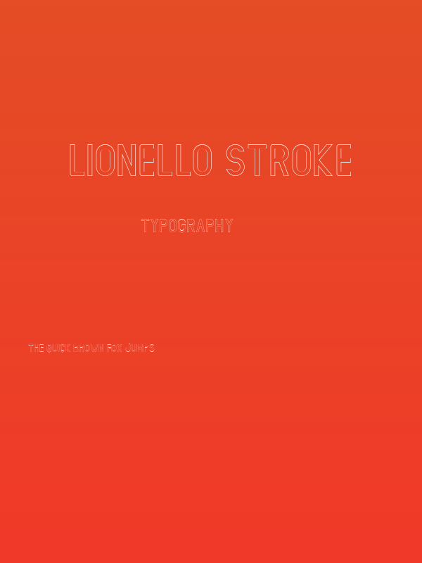 LIONELLO Stroke Poster