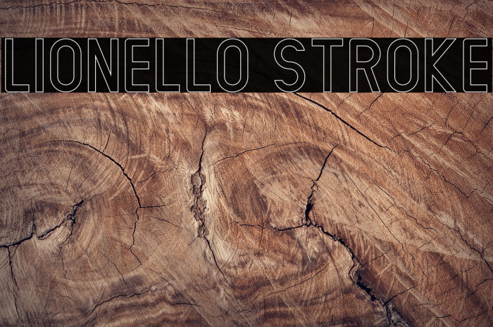 LIONELLO Stroke Font examples
