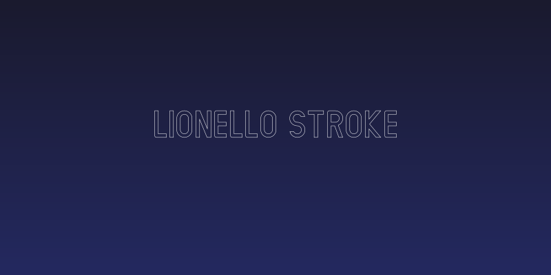 LIONELLO Stroke Social Header