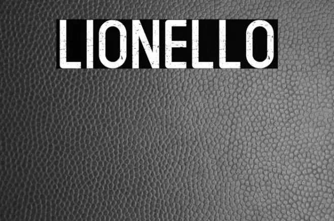 LIONELLO Font examples
