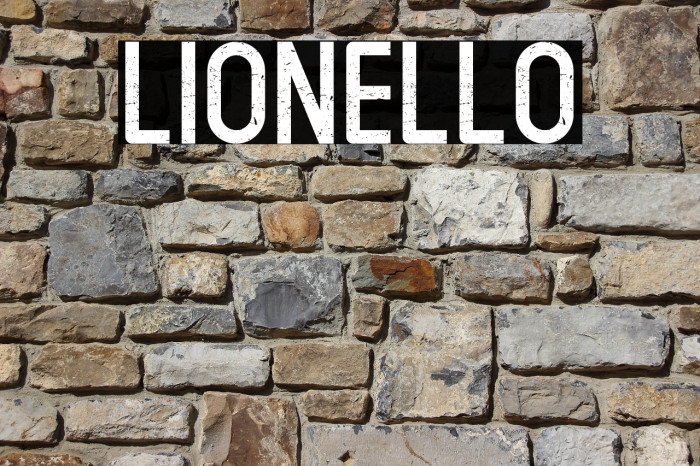 LIONELLO फ़ॉन्ट examples