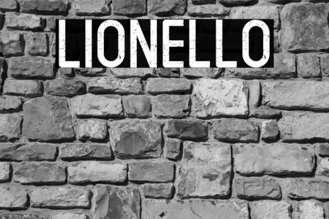 LIONELLO Font examples