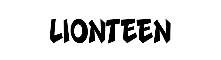 LIONTEEN  Fuentes Gratis Descargar
