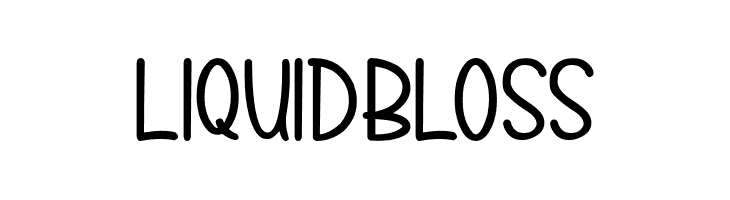 LIQUIDBLOSS  Frei Schriftart Herunterladen