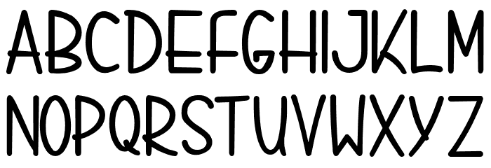 LIQUIDBLOSS Font LOWERCASE