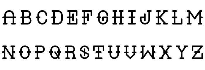 LIQUOR Font LOWERCASE