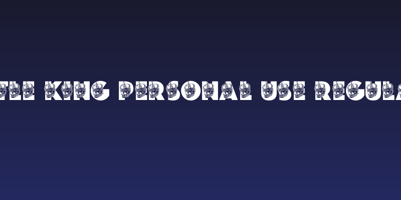 LITLE KING PERSONAL USE Regular Social Header