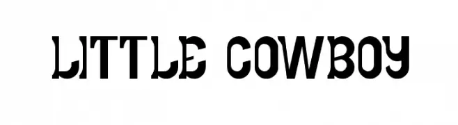 LITTLE COWBOY  नि: शुल्क फ़ॉन्ट्स डाउनलोड