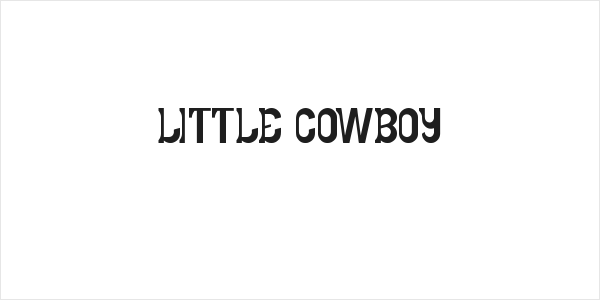 LITTLE COWBOY Logo