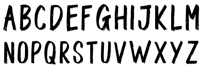 LITTLE NIGHTMARE Font LOWERCASE