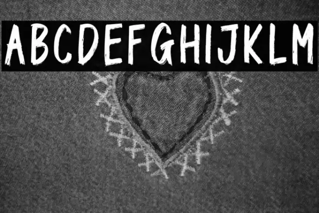 LITTLE NIGHTMARE Font examples