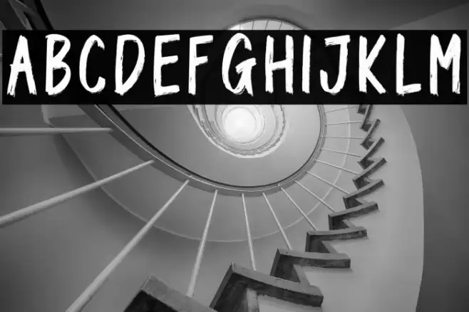 LITTLE NIGHTMARE Font examples