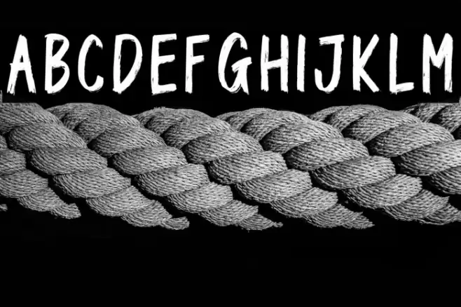 LITTLE NIGHTMARE Font examples