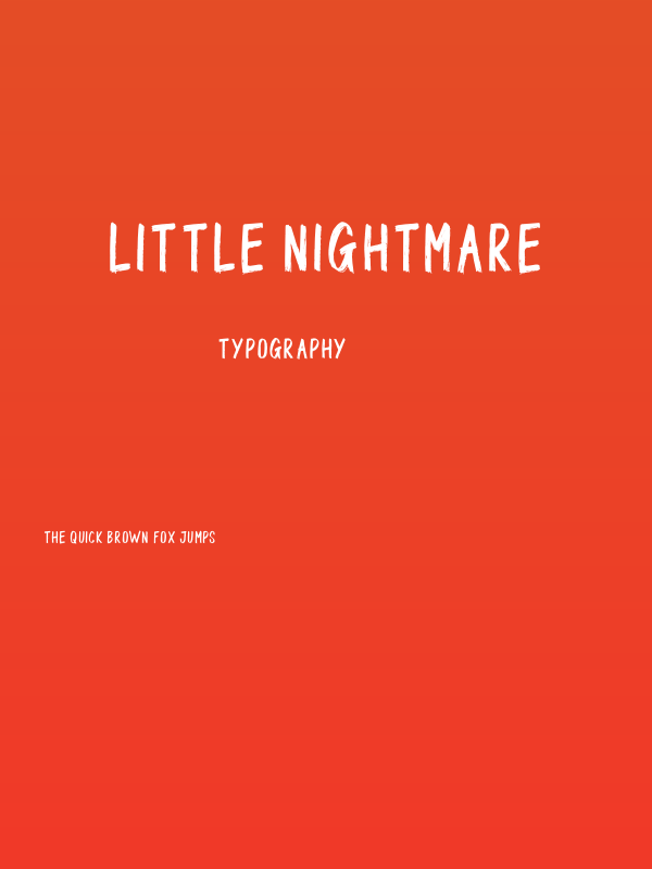 LITTLE NIGHTMARE Poster