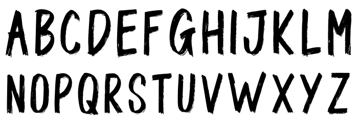 LITTLE NIGHTMARE Font LOWERCASE