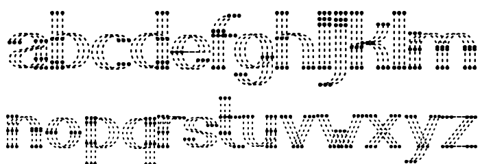 LITTLE RAINY DAY Font LOWERCASE