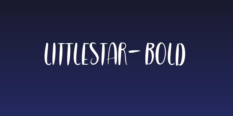 LITTLESTAR-Bold Social Header
