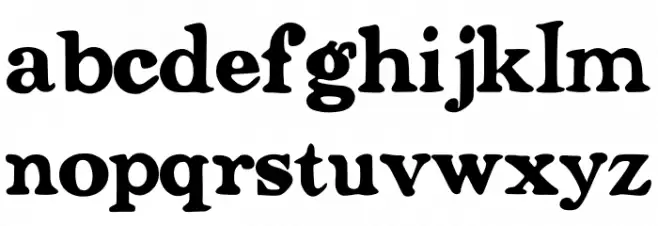 Liam from AI Lab Schriftart Kleinbuchstaben