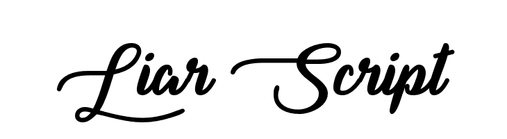 Liar Script  لخطوط تنزيل